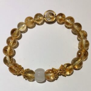 Citrine DIY bracelet 04