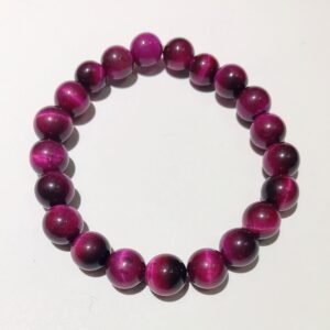 Purple Tiger eyes bracelet 01