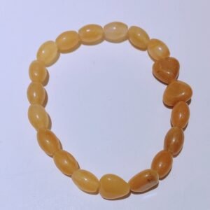 Yellow Jade Oval bracelet 01