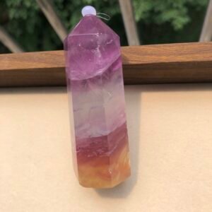 Rainbow Flourite tower 1