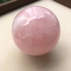 Rose quartz sphere
