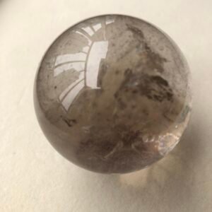 Smoky quartz sphere